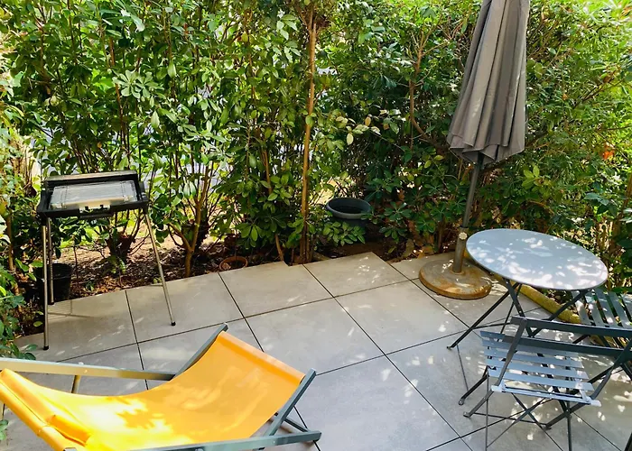 Appartement Un Jardin D'azur Avec Piscine De Mai à Septembre